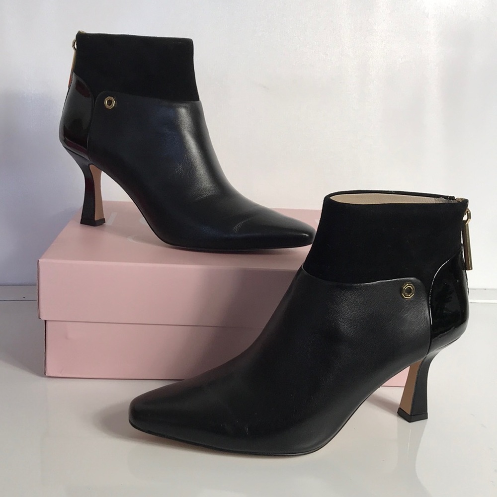 Louise et Cie Lydie Leather Heeled Booties - Picture 4 of 9